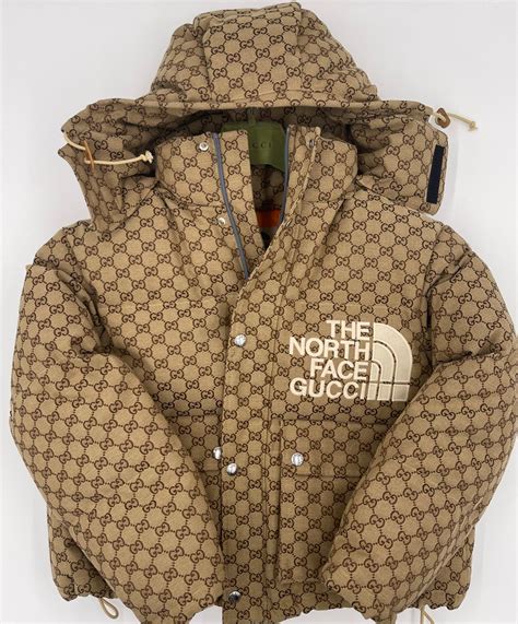 gucci puffer jacket north face|north face gucci collection prices.